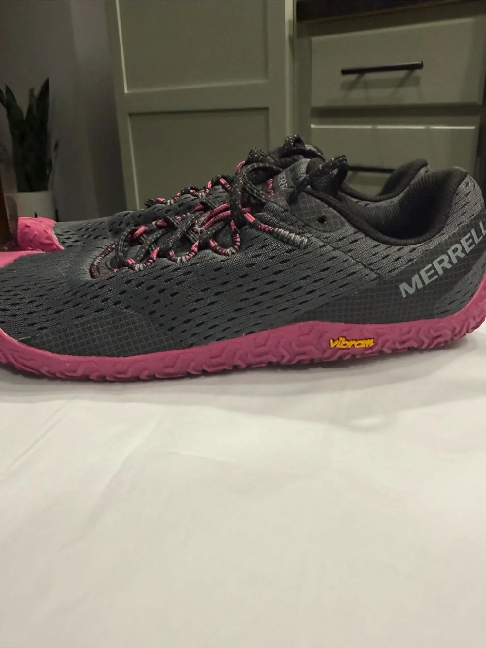 Merrell Gray and Pink Women's Trail Runner